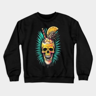 Pineapple Skull Juice Crewneck Sweatshirt
